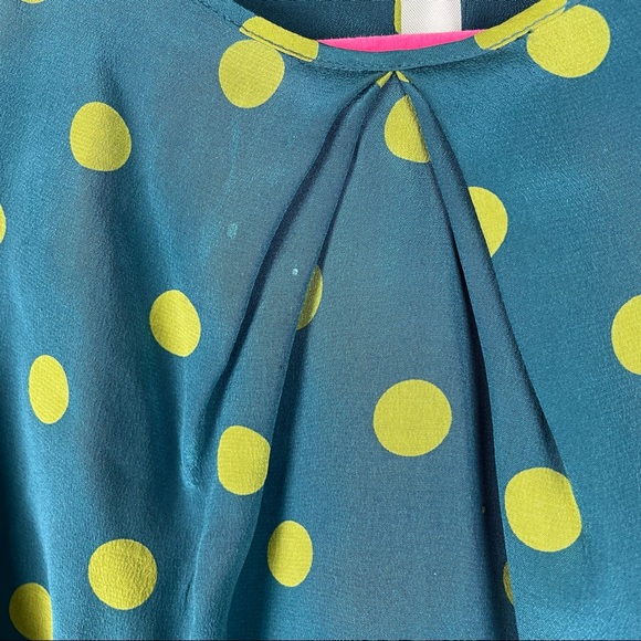 Anthropologie girls from Savoy polka dot silk dress 2 - Picture 5 of 12